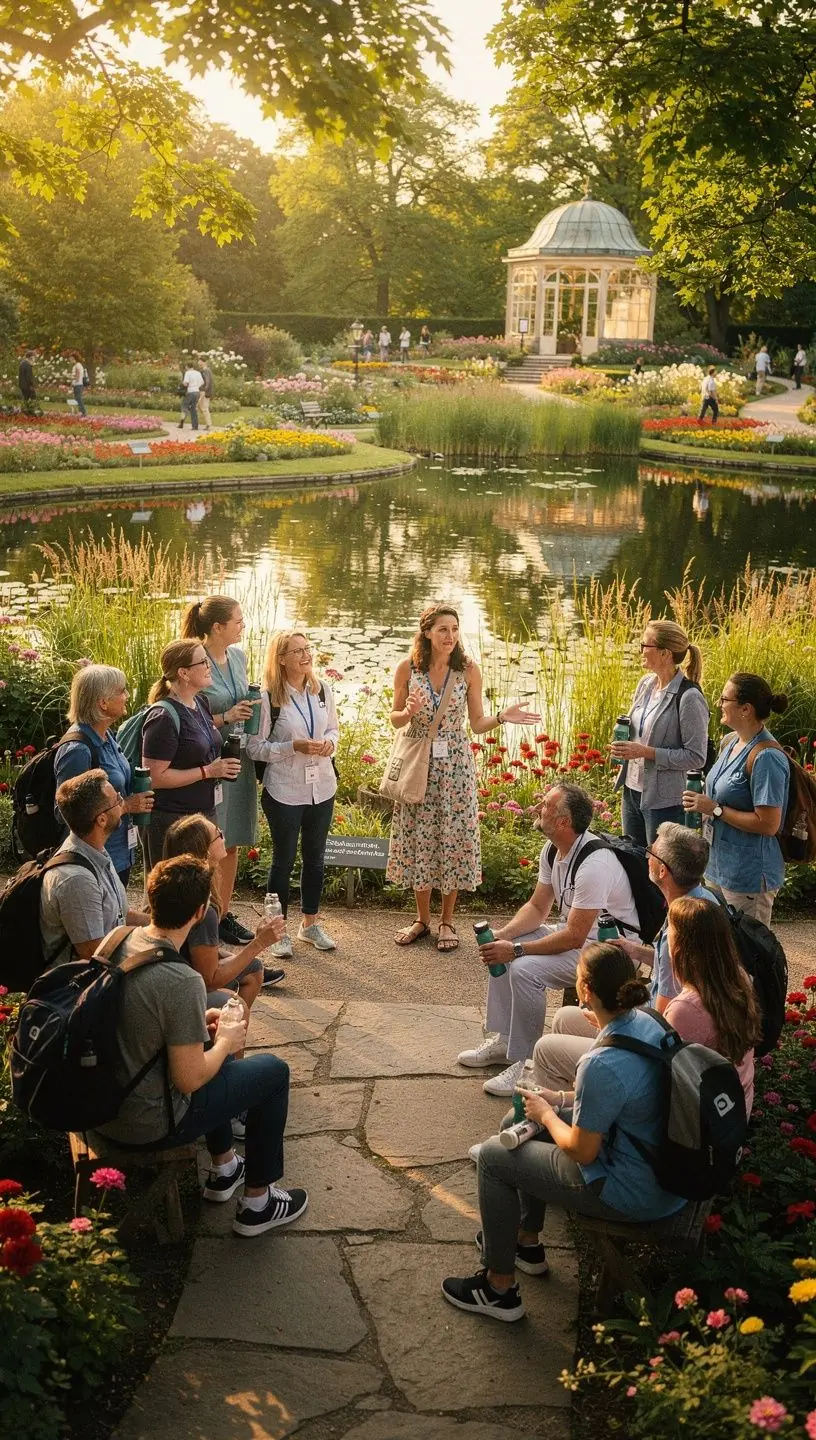 Ein geführter Rundgang durch das Denkmal für die ermordeten Juden Europas in Berlin.